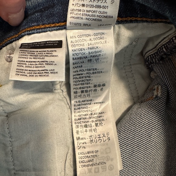 Levi’s Ribcage Straight Ankle Jeans 27 - Picture 9 of 13